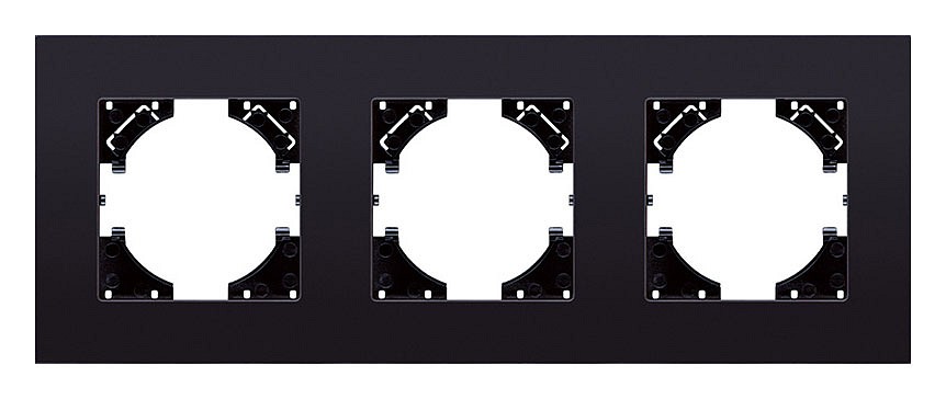 Рамка на 3 поста Kollinger Reflex MG RM3BK