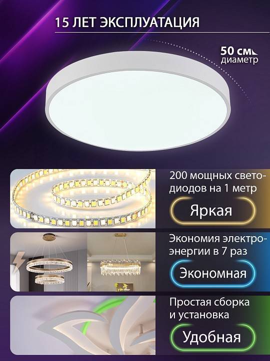 Накладной светильник Natali Kovaltseva  LED LAMPS 81112/5C