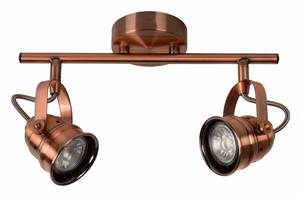 Спот Lucide Cigal 2xGU10 медь 77974/10/17