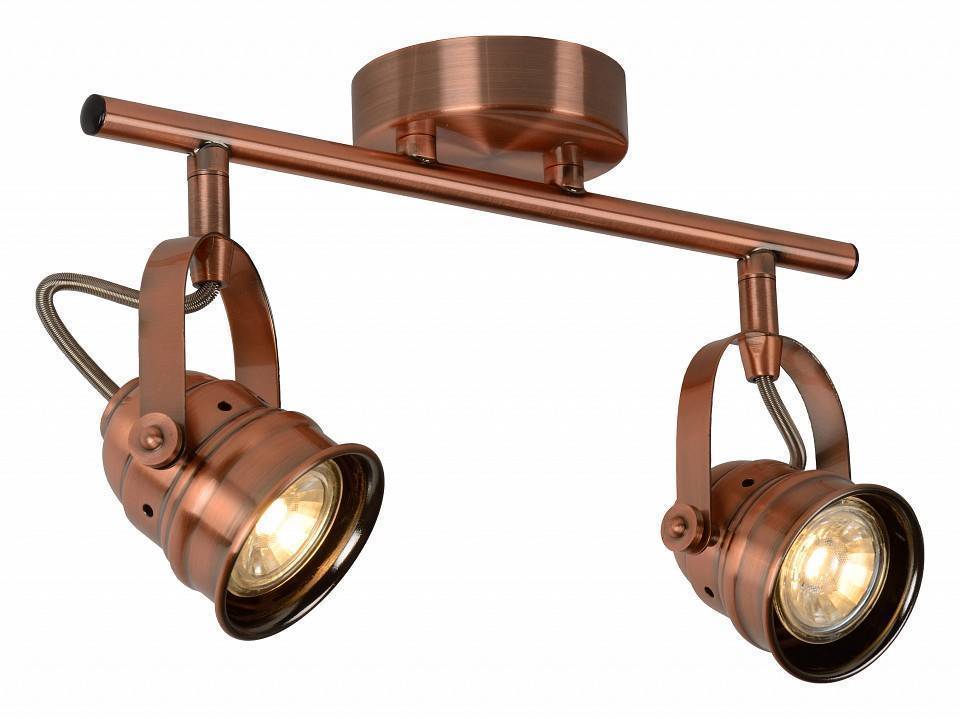 Спот Lucide Cigal 2xGU10 медь 77974/10/17