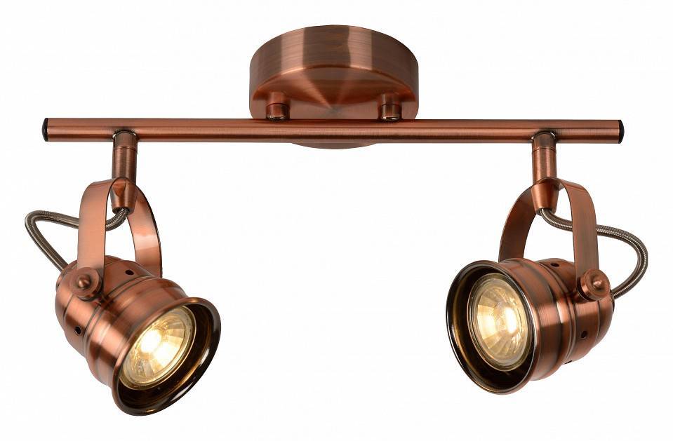 Спот Lucide Cigal 2xGU10 медь 77974/10/17