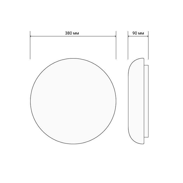 Накладной светильник Luminarte Fiesta C02LLW36W