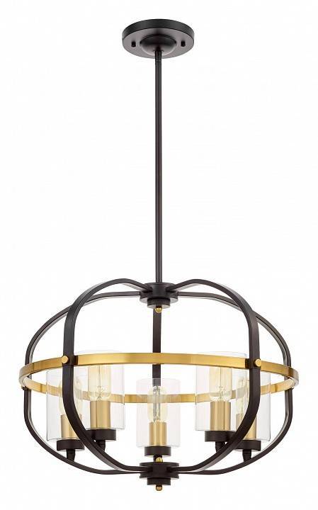 Люстра на штанге Lumina Deco Monterey LDP 1141-5 BK+MD