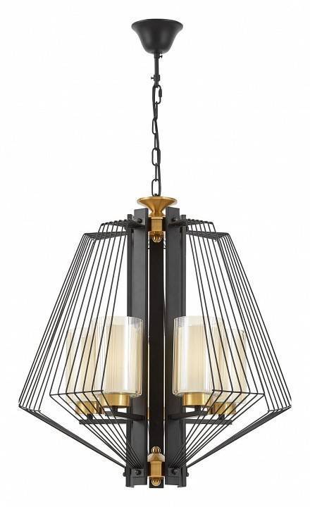 Подвесная люстра Lumina Deco Canti LDP 1244-5 BK+MD