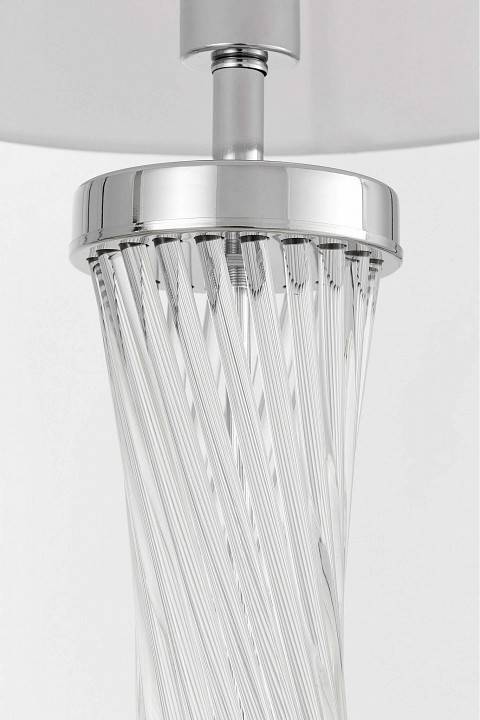 Настольная лампа Lumina Deco Villanova LDT 302 CHR+WT