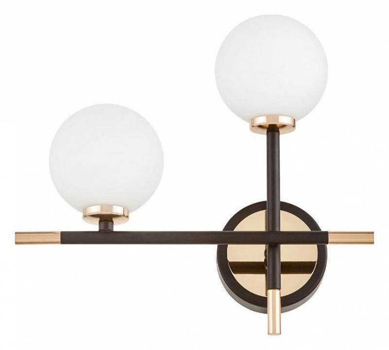 Бра Lumina Deco Marsiada LDW 6033N-2 BK+GD