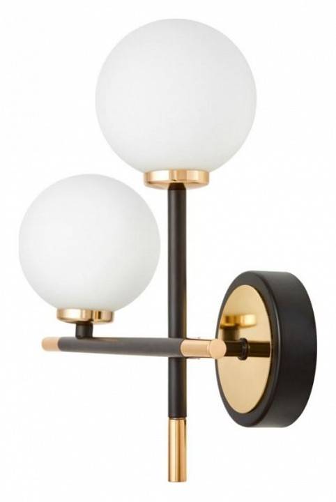 Бра Lumina Deco Marsiada LDW 6033N-2 BK+GD