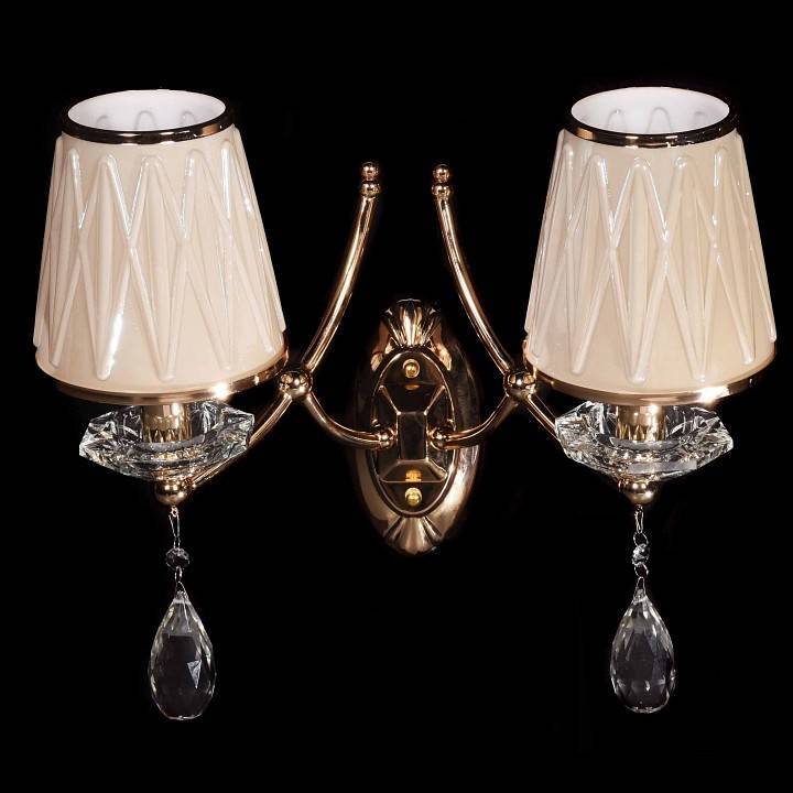 Бра LUMINA DECO Dominni LDW 9268-2 GD