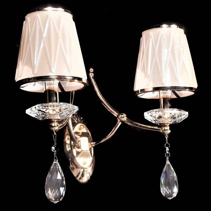 Бра LUMINA DECO Dominni LDW 9268-2 GD