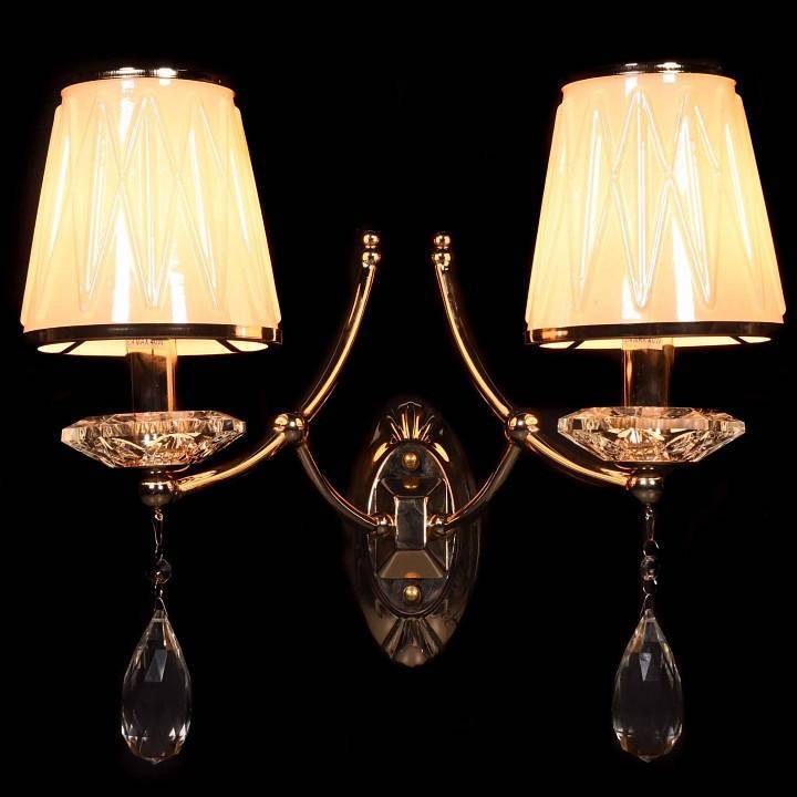 Бра LUMINA DECO Dominni LDW 9268-2 GD