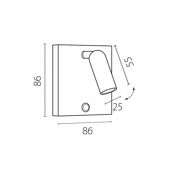 Бра Lightstar Omega 200937