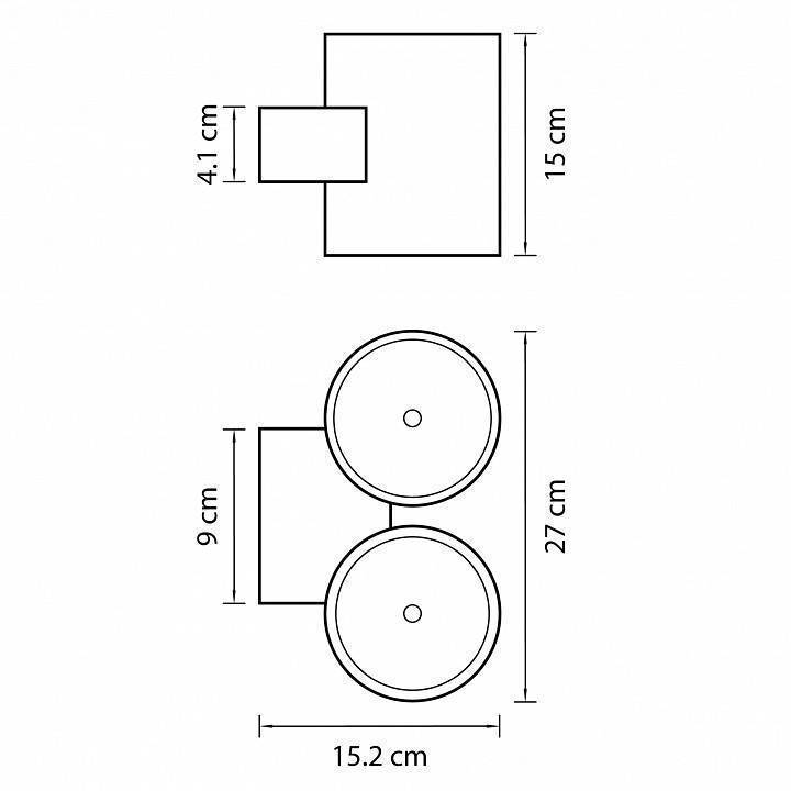 Накладной светильник Lightstar Paro LED 372692
