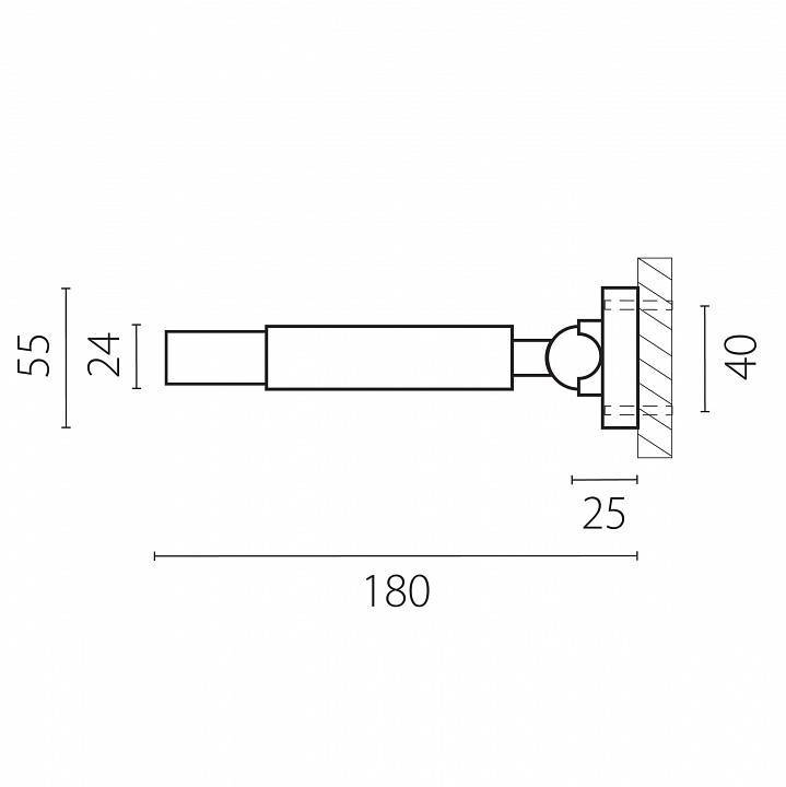 Основание на штанге Lightstar Corda 418990