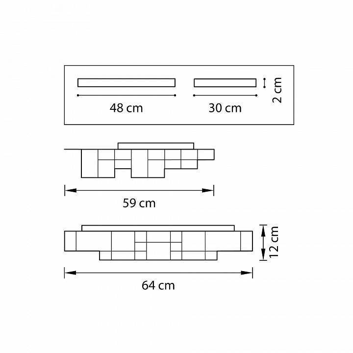 Накладной светильник Lightstar Favo LED 750162