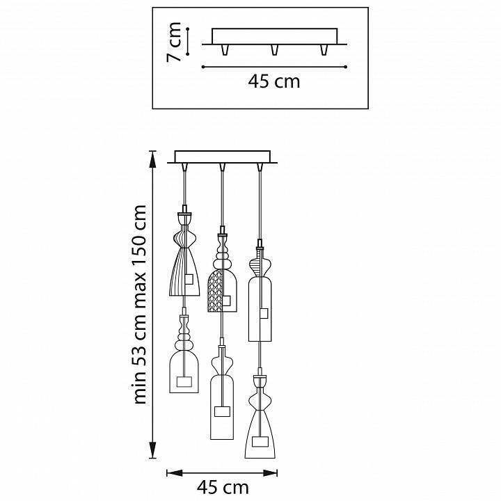 Подвесная люстра Lightstar Belle 814069