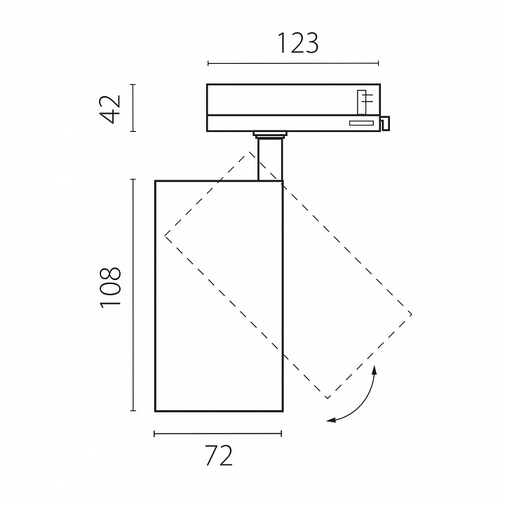 Светильник на штанге Lightstar Alta Base A5247QT