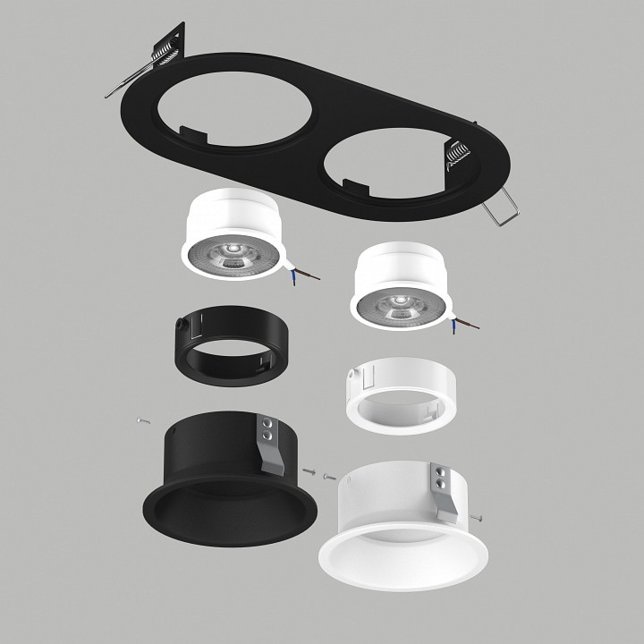 Встраиваемый светильник Lightstar Domino D6570607WBMOD