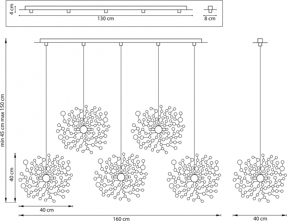 Подвесной светильник Lightstar Extra L5PL721132