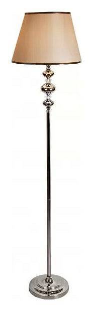 Торшер iLamp Brooklyn никель F2401-1 Nickel