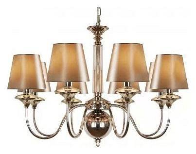 Подвесная люстра iLamp Rolling P2406-8 Nickel