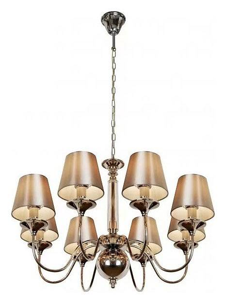 Подвесная люстра iLamp Rolling P2406-8 Nickel