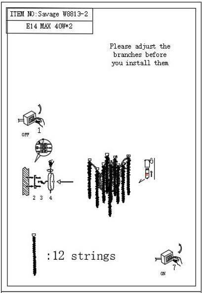 Накладной светильник iLamp Savage W8813-2 GD