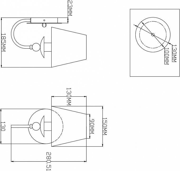 Бра Moderli Feels V2610-1W