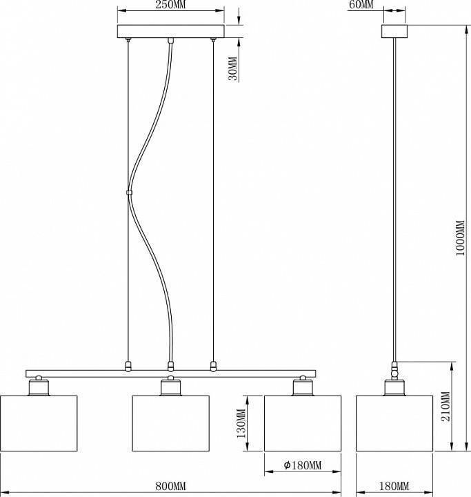 Подвесной светильник Moderli Room V2731-3P