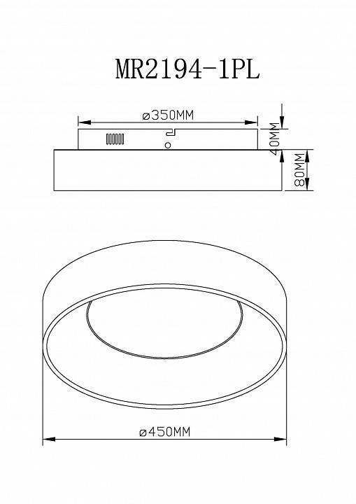 Накладной светильник MyFar Shannon MR2194-1PL