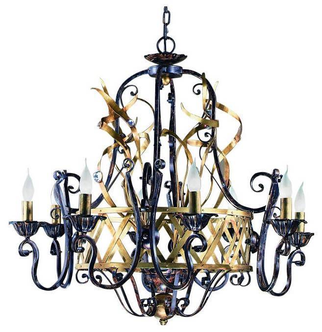 Подвесная люстра MM Lampadari Fiamme 8 ламп 6618/8 V2173 XP