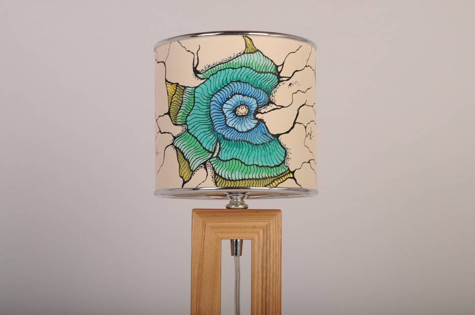 Настольная лампа декоративная Manne TL.7380 TL.7380-1 (цветок зеленый)