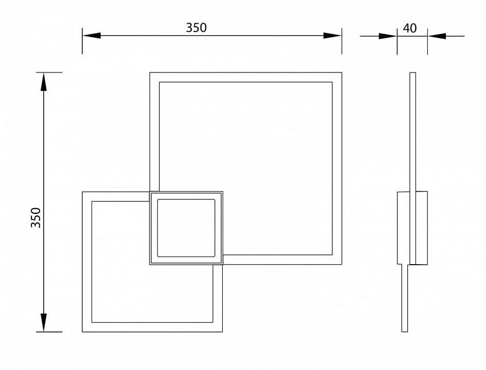 Накладной светильник Mantra Mural LED 12 Вт 6231