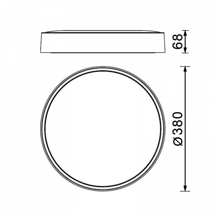 Накладной светильник Mantra Cumbuco II 12 Вт белый 8837
