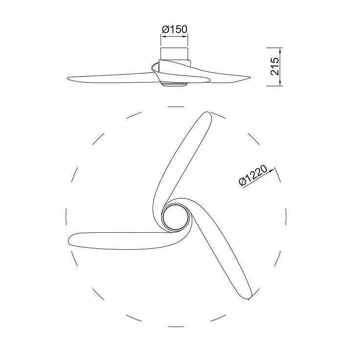 Светильник с вентилятором Mantra GROENLAND 9067