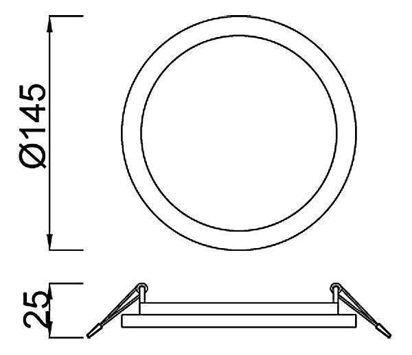 Встраиваемый светильник Mantra Saona C0181