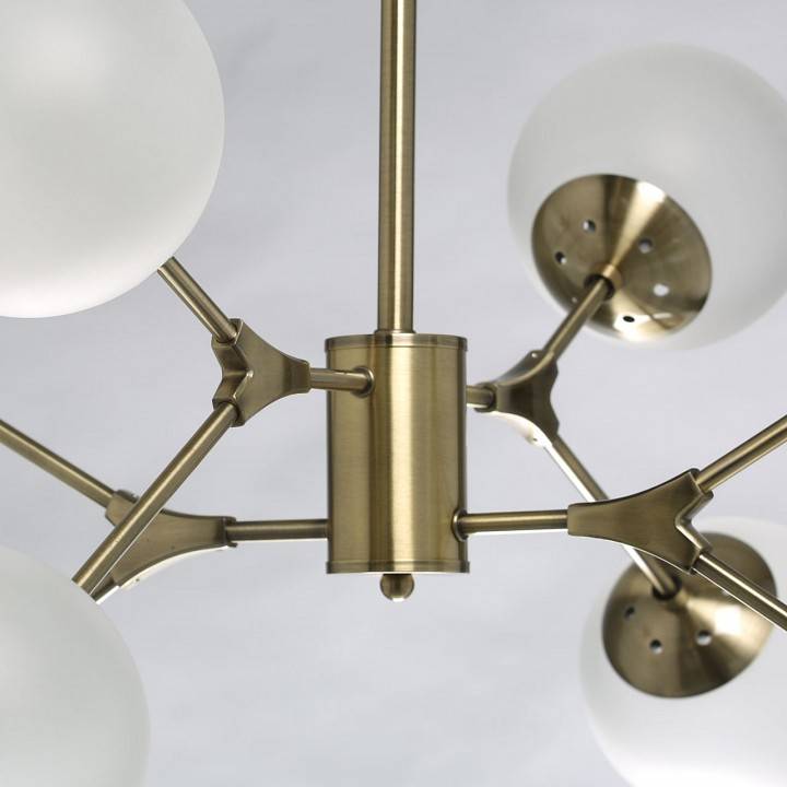 Люстра на штанге DeMarkt Оливия 9 8x60 Вт E27 306013908