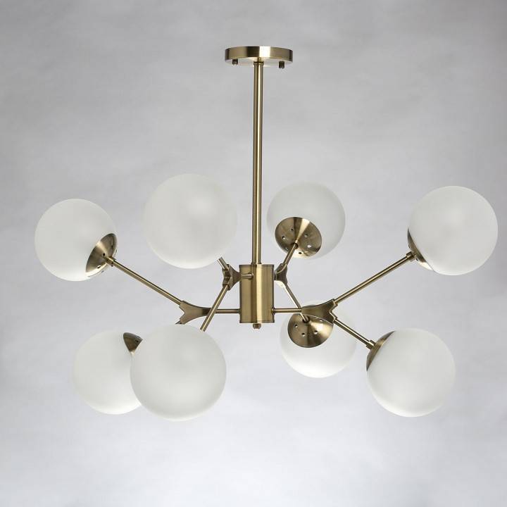 Люстра на штанге DeMarkt Оливия 9 8x60 Вт E27 306013908