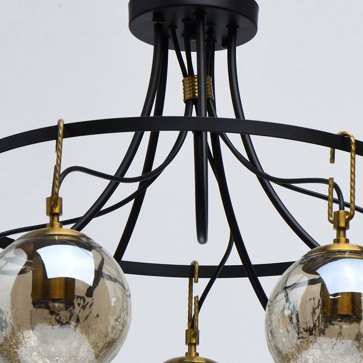 Люстра потолочная DeMarkt Гамбург 5x60 Вт E14 605015705