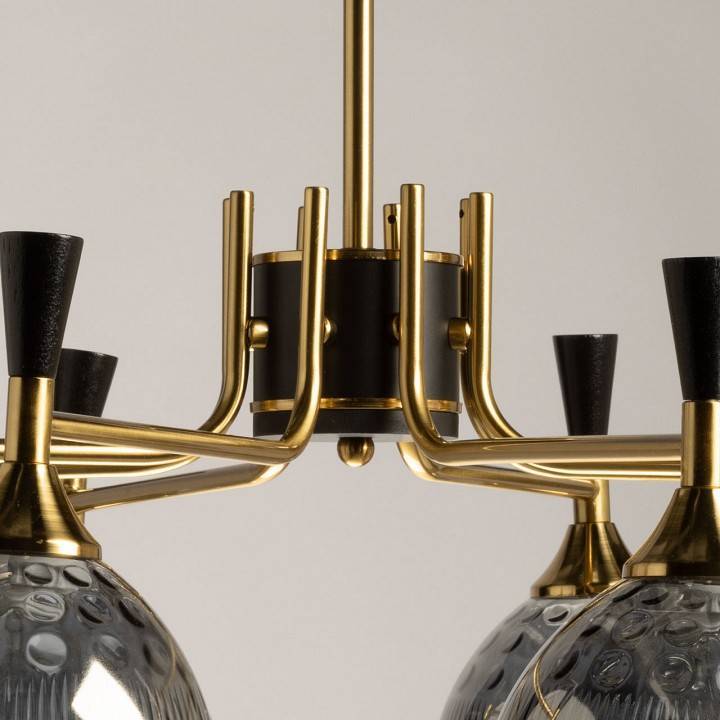 Люстра на штанге De City Дэла 25 8 ламп E27 635019708