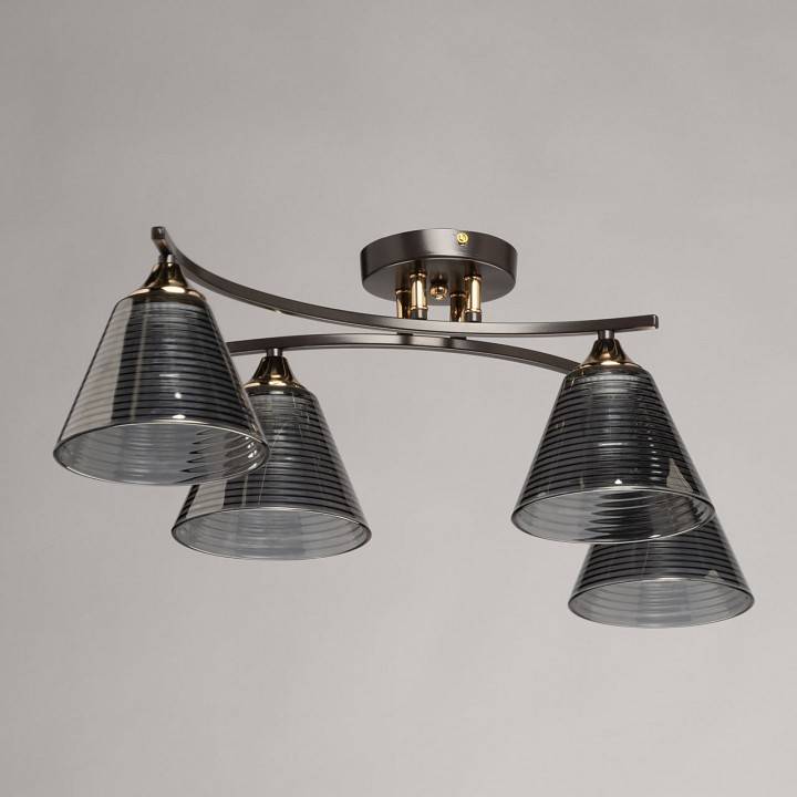 Люстра потолочная De City Тетро 4x60 Вт E27 673019004