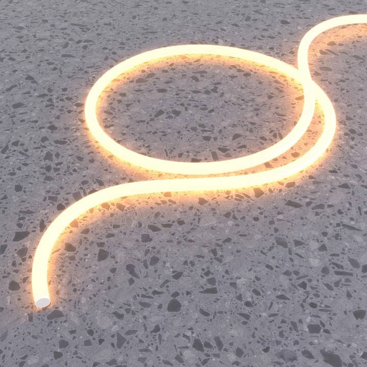 Гибкий неон Maytoni Круглый 360° 3000 K IP65 24 В 201145