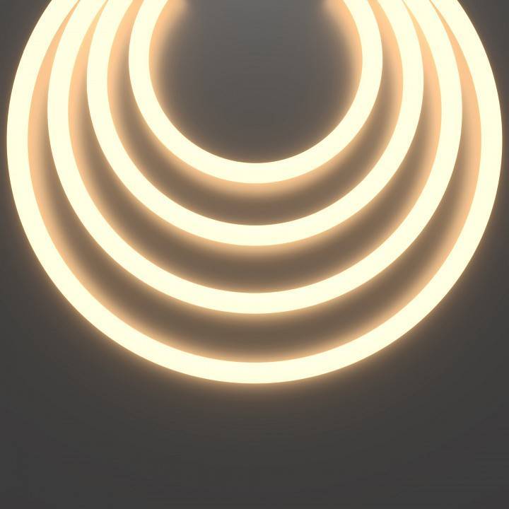 Шнур световой гибкий неон Maytoni Круглый 360° 201146