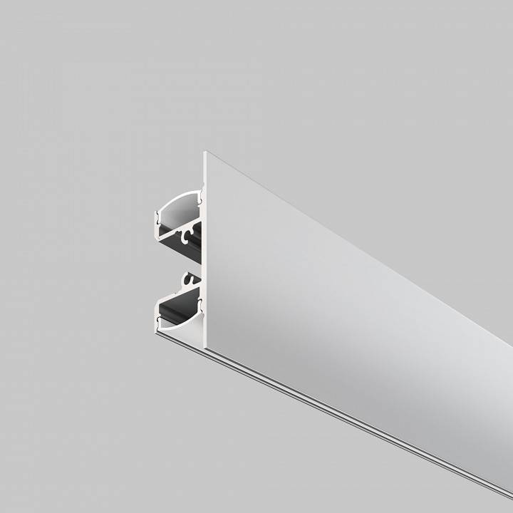 Профиль алюминиевый накладной Maytoni 2 м серебристый ALM-1848-S-2M