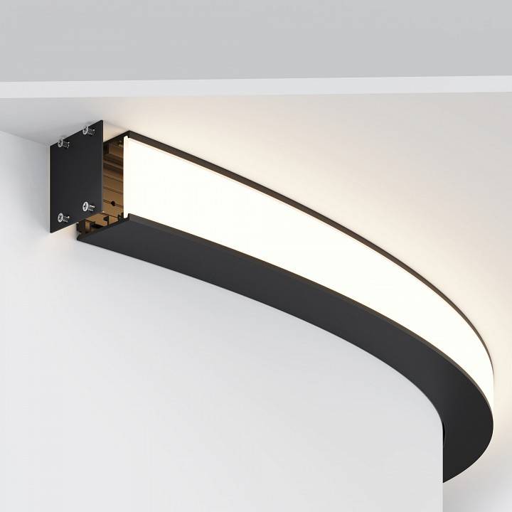 Профиль накладной Maytoni Led strip 90° 1.5 м ALM-3535R-B-EX-90°-1.5M