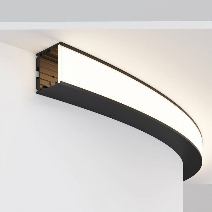 Профиль накладной Maytoni Led strip 90° 1.5 м ALM-3535R-B-EX-90°-1.5M