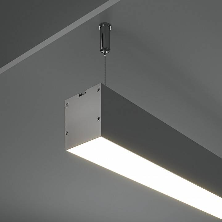 Профиль алюминиевый накладной Maytoni 2 м серебристый ALM-5050-S-2M