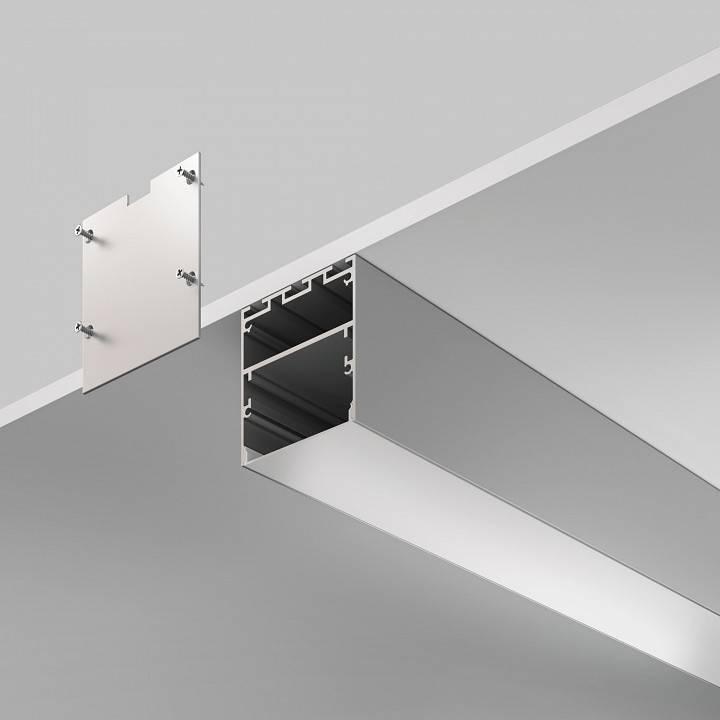 Профиль алюминиевый накладной Maytoni 2 м серебристый ALM-5050-S-2M