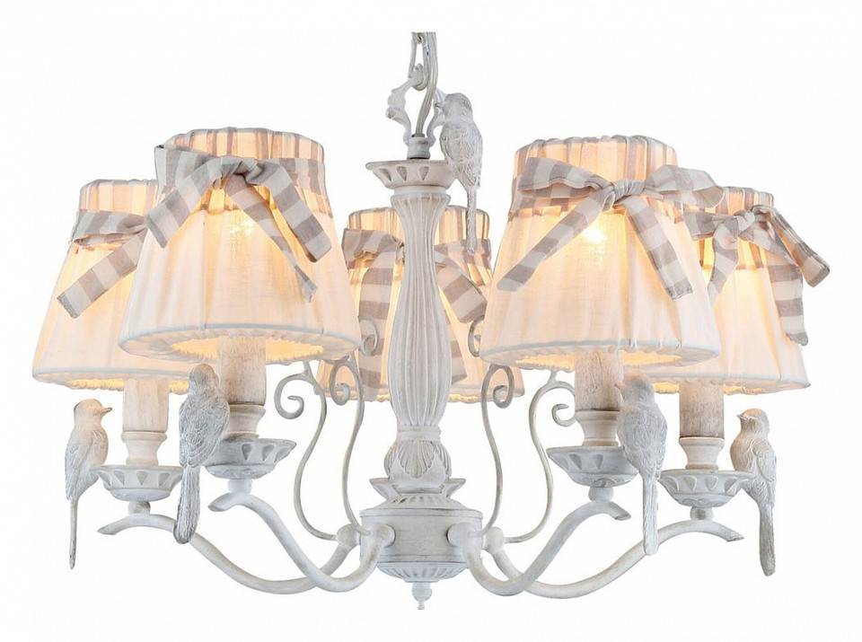 Подвесная люстра Maytoni Bird 5 ламп ARM013-05-W