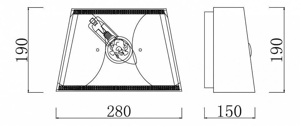 Светильник накладной Maytoni Letizia ARM365-01-R