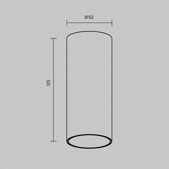 Накладной светильник Maytoni FOCUS LED C056CL-L12W3K-W-BS